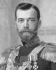 Czar Nicholas II of Russia, first cousin to King George V and Kaiser Wilhelm II
